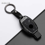 ABS Carbon Fiber Style Car Key Case Cover For Mercedes Benz A B C E Class GLS GLA GLK GLC CLS CLA AMG W204 W205 W212 W463 W176