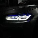 Car LED Headlight+Tail Light Assemblies For BMW F10 F18 2010-2017-2023 Auto Fog DRL Br close-up view