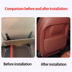 F10 F11 F01 F02 F07 Leather Car Seat Backrest Panel Storage Pocket Cover For BMW 5 7 S close-up view