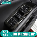 For Mazda 3 BP 2019 2020 2021 2022 2023 2024 2025 2026 Car Window Glass Lift Switch Button Panel Tri