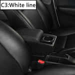 For Peugeot 207 Armrest for Peugeot 207CC Interior Center Armrest Storage Box Without US detail view