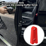 4pcs Car Door Lock Shock Absorber Silicone Cover Noise Reduction & Anti-Collision Pad, U detail view