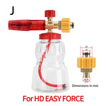 Brass Snow Foam Lance for Pressure Washer | Compatible with Karcher Elitech Bort AR Bo close-up view