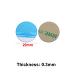 JCD 10pcs Silver Magnetic Metal Plate for Car Phone Holder | Universal Iron Sheet Moun close-up view