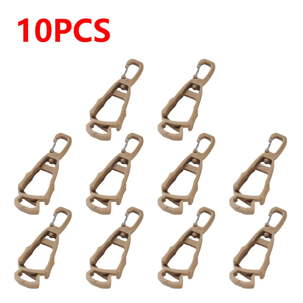 1-10pcs Glove Clips For Work Glove Holders Glove Belt Clip With Hook Portable Work Gl lifestyle view