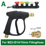 Portable High Pressure Washer Gun Kit | Foam Cannon & M22 Adapter for Car Cleaning alternate view