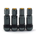 4pcs Universal Aluminum Alloy Car Motorcycle Tubeless Wheel Tire Valve Stems | Durable close-up view