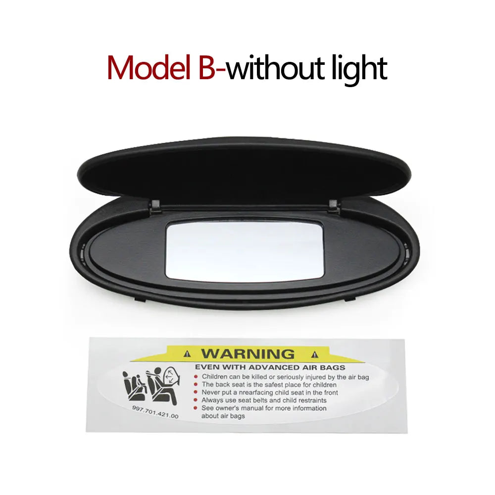 Car Interior Makeup Sun Visor Vanity Mirror Cover or Assembly For Porsche Boxster Cayman 986 987 CARRELA TARGA GT2 GT3 996 997