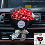 Fresh Flowers Mini Dried Flowers Bouquet for Car Air Vent Clips, Car Air Outlet Perfume Decoration, Air Fresheners Accessories