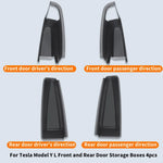 Tesla Model Y Juniper/YL Door Handle Storage Box | 4-Piece Car Organizer Set additional angle