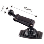 17mm Ball Head Base for Car Phone Holder Adhesive Dashboard Mount close-up view