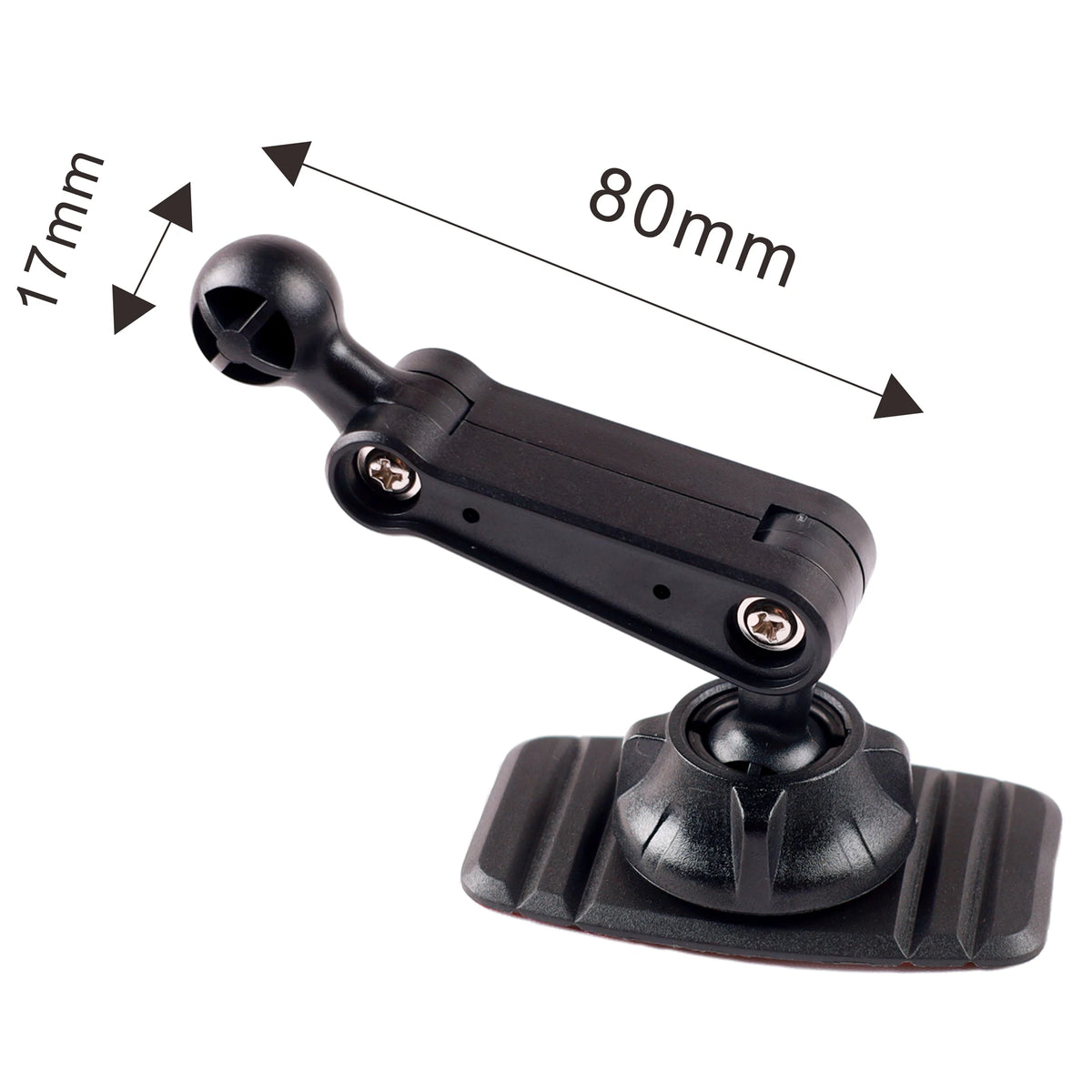 17mm Ball Head Base for Car Phone Holder Adhesive Dashboard Mount close-up view