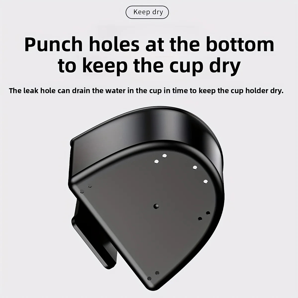 Car Door Cup Holder Box | Back Clip Drink Rack Storage Bin alternate view