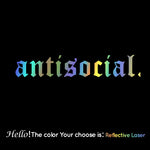Car-Styling Antisocial Stickers On The Car Vinyl Decal Decorate Sticker Waterproof Fashi detail view