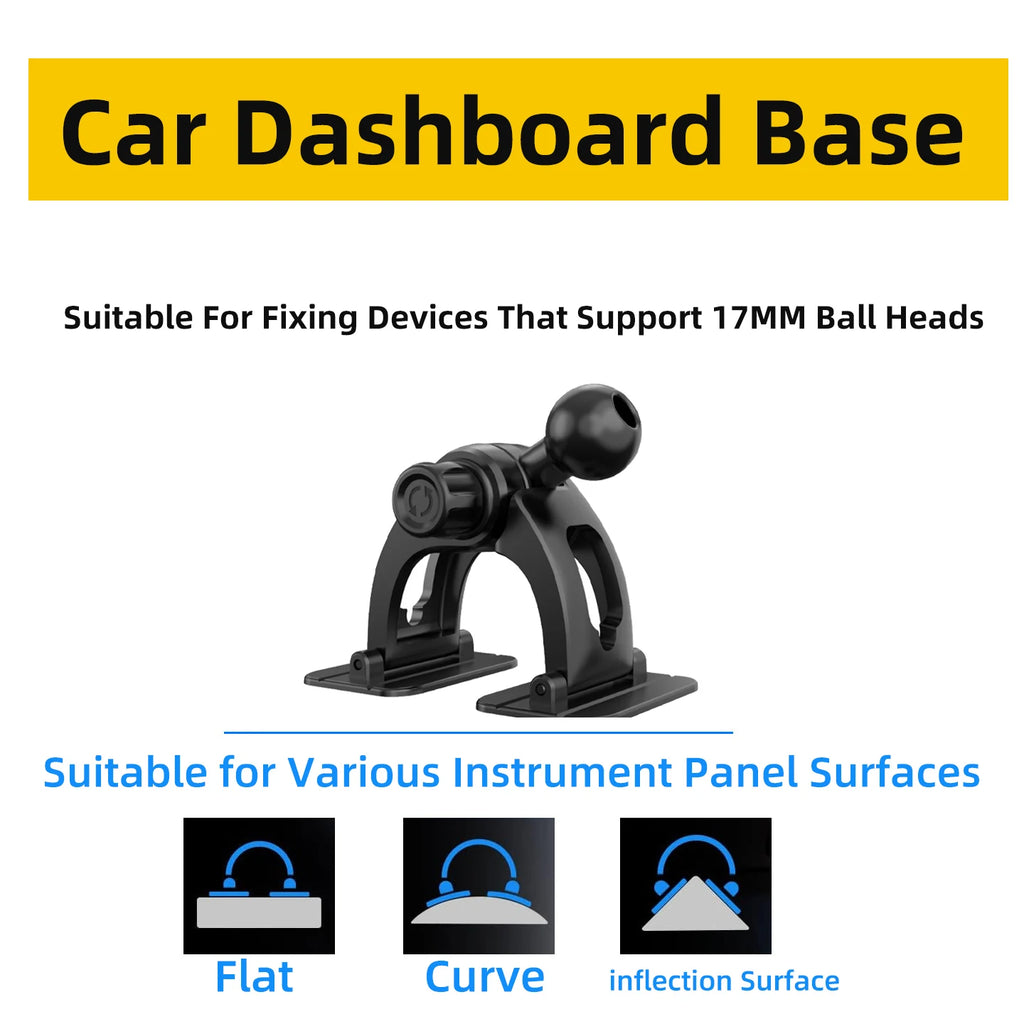 Magnetic Car Phone Holder | Strong Center Console Adhesive Mount for Secure Holding detail view