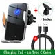 Car Wireless Charger Magnetic Auto Car Mount Phone Holder | Fast Charging Compatible w close-up view
