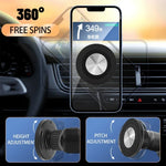 Universal 17mm Ball Head Base Magnet Brackets For MagSafe Car Mount Accessories Mini M close-up view