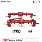 MN Series 82 82S Off-road Vehicle Parts - Metal Upgrade Accessories: Front and Rear Axles, Transmission Shaft, Tie Rods, Frame