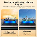 Solar Powered Rotation Helicopter Car Air Freshener | Solar Aromatherapy Diffuser with W detail view