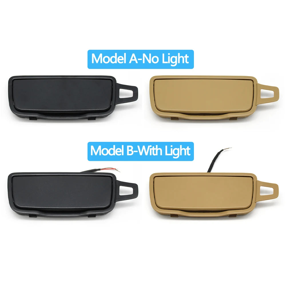 Car Left Right Sun Visor Vanity Mirror Cover Assembly For Porsche Boxster Cayman 911 981 982 991 718 982857551,982857551T