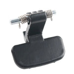 Black Armrest Box Latch Auto Armrest Box Accessory Zinc Alloy Central Console Handle Black Finish Direct Installation