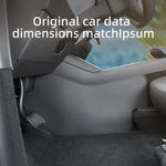 For Tesla Model 3/Y/YL Juniper Center Control Side Anti-kick Pad Leather Anti-dirty Protective Cover Defense Foot Mat Accessory