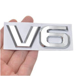 DSYCAR 1Pcs Fashion 3D Metal V6 Engine Display Car Sticker Emblem Badge for Cars Decorat detail view