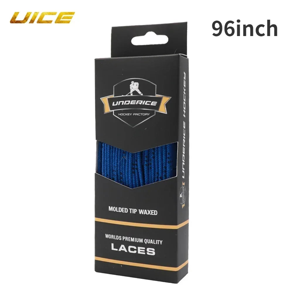 UICE Ice Hockey Shoelaces Box-Packed Ice Hockey Skate Laces 84/96/108/120in Dual Laye lifestyle view
