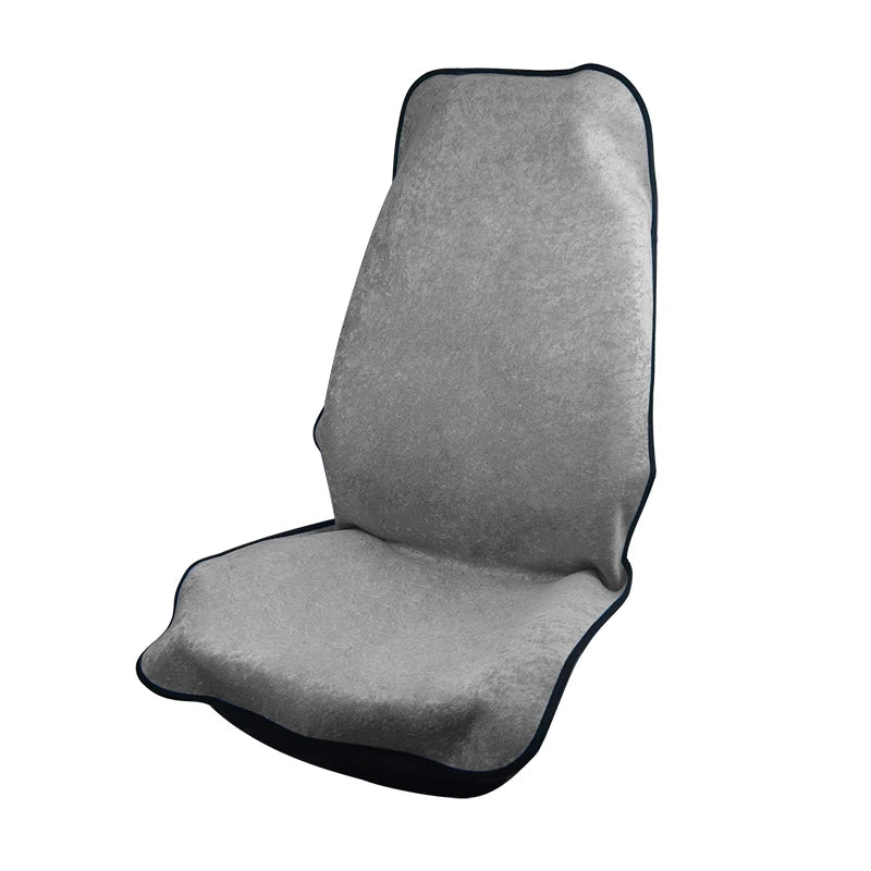Waterproof Sweatproof Car Seat Cover Universal Fit for Cars, SUVs, Trucks Polyester Fa close-up view