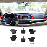 Car Air Conditioning Vent Replacement Tab Clip Dash Vent Outlet Tab Clip for Toyota Highlander 15-21 Auto Interior Accessories