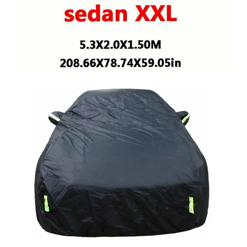 Universal Full Car Cover | Outdoor Sun Snow UV Protection for SUV Sedan S-XXL close-up view