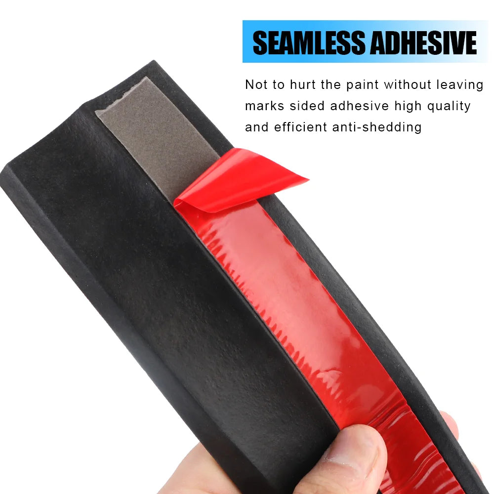 2.5M Car Lip Skirt Protector Exterior Mouldings Car Front Bumper Lip Universal 60mm additional angle