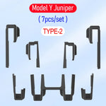 Tesla Model Y Juniper Underseat Protector | Seat Track Cover & Anti-Kick Slide Rail P alternate view