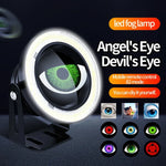 Devil's Eye LED Car Dynamic HeadLamps Angel Eyes lamp Waterproof Headlight 82 Modes D lifestyle view