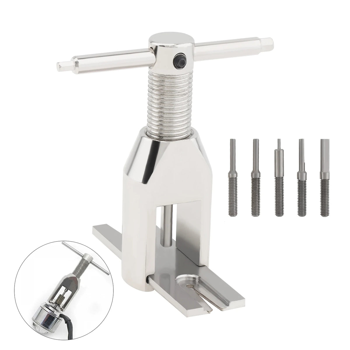Motor Pinion Gear Puller Remover Iron Five Pins alternate view