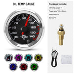 52mm 12V 7 Color Car Gauge Set | Multi-Function Auto Meter lifestyle view