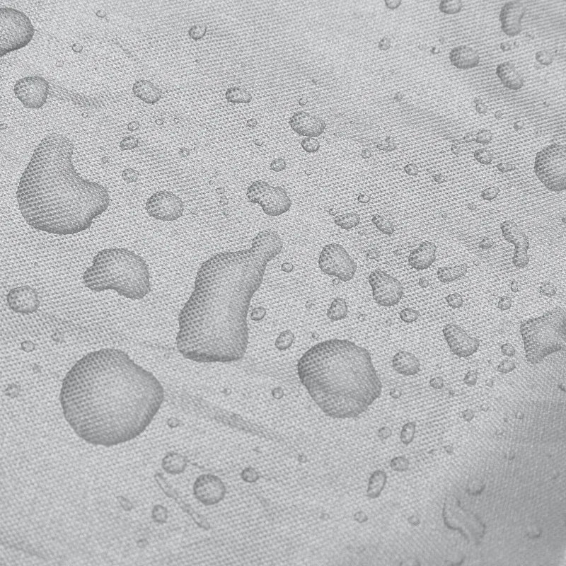 Silver SunShield Cover for Jeep Wrangler TJ 1997-2006 | Weatherproof Half Car Cover close-up view