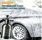 2L Pressurized Car Wash Foam Sprayer | Hand Pump Foam Cannon with 2 Nozzles alternate view