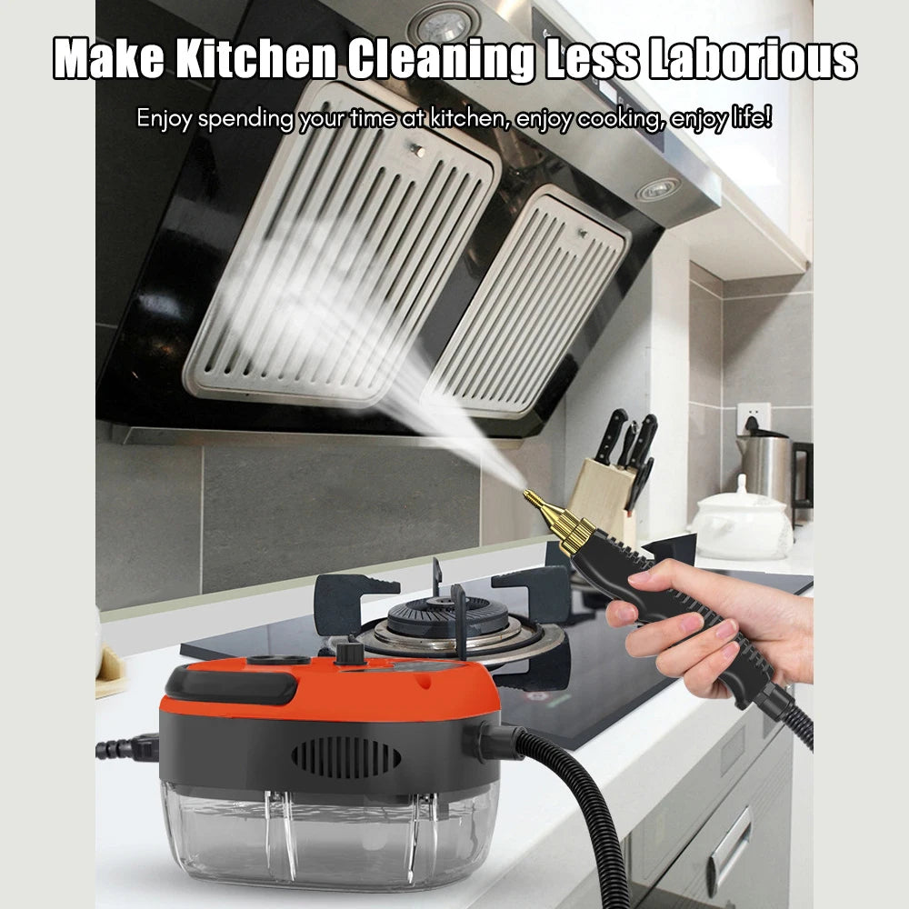 1500W Steam Cleaner Handheld Portable Pressurized Quick Heating
