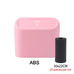Car Trash Can Bin with Lid Car Garbage Can Leakproof Mini Car Interior Storage Case Tras detail view