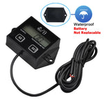 Digital LCD Tachometer Hour Meter | Engine Speed Gauge for 2/4 Stroke Motors detail view