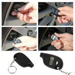 LCD Digital Tire Pressure Gauge | Air Pressure Tester with Safety Alarm for Cars and Mot detail view