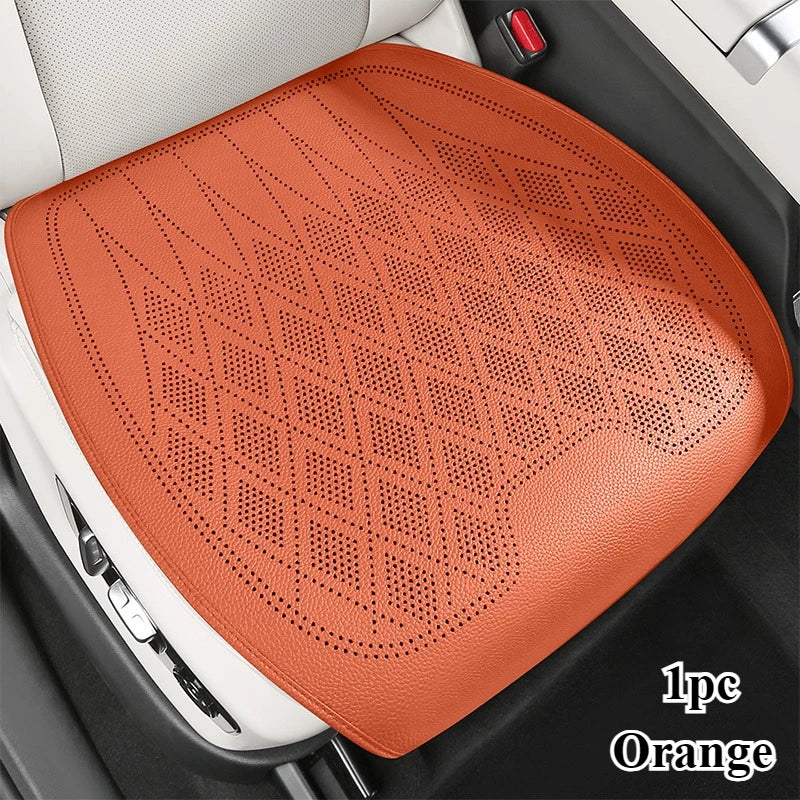 Premium Nappa Leather Car Seat Covers Laser Perforated for Airflow Ultra Soft Anti Sl alternate view
