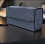 Car Trunk Soft Organizer Felt Storage Box | Large Anti-Slip Car Boot Storage Bag