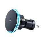 Magnetic Car Wireless Charger RGB For iPhone12 13 14 15 16 17 Pro Max Macsafe Car Pho lifestyle view