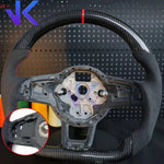 Carbon Fiber Customized Steering Wheel leather Alcantara For Tiguan Passat VW Golf MK7 7.5 GTI GTD GTE 2013-2020 GTI