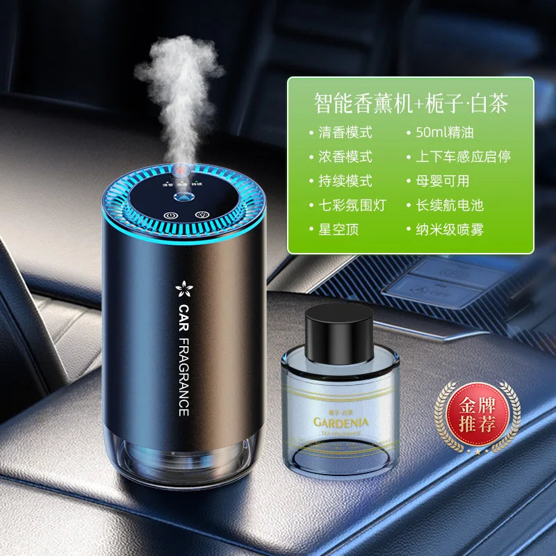 Car Smart Spray Aromatherapy Machine | Aluminum Alloy Car Mounted Aroma Diffuser alternate view