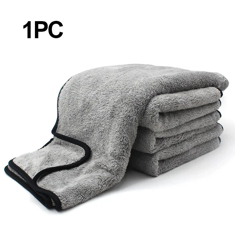 Microfiber Towel Car Wash Accessories Super Absorbency Car Cleaning Cloth Premium Mic alternate view