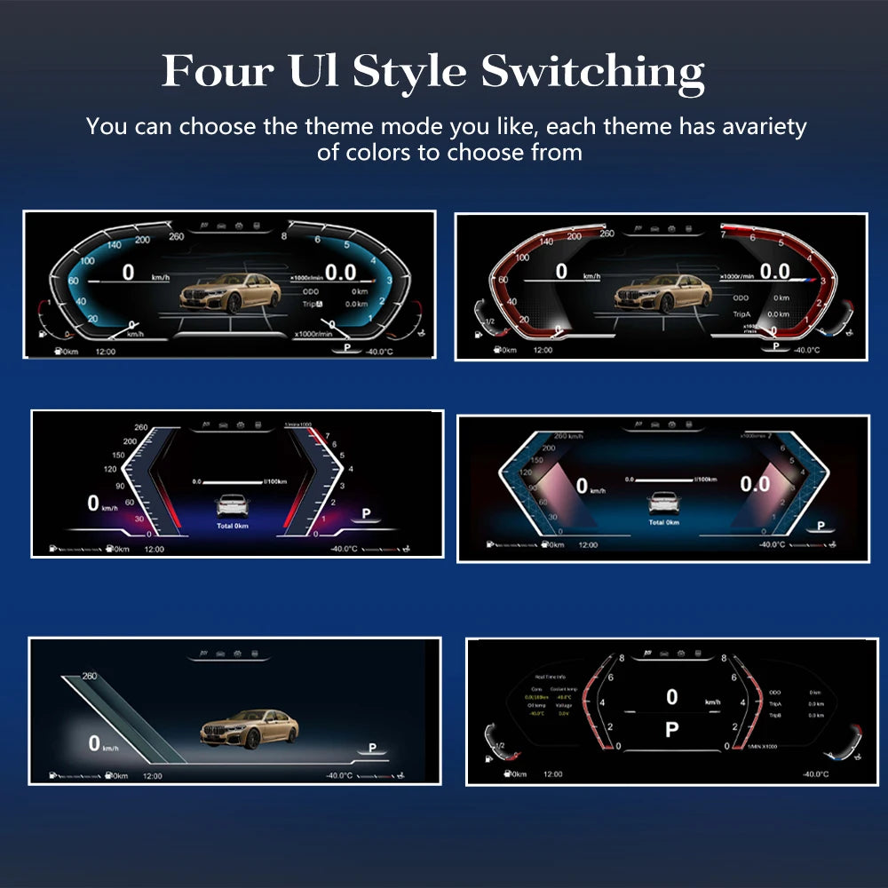 12.3-inch Digital Dashboard for BMW F30 F31 F34 F32 F33 F36 2013-2020 | LCD Instrumen lifestyle view