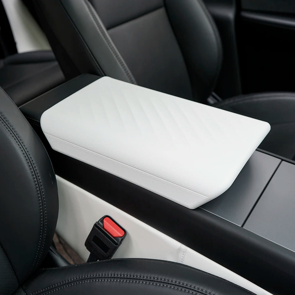 TPE Soft Center Console Armrest Cover for Tesla Model Y Juniper 2025 Model 3 Highland 2024 Electric Car Protection Accessories